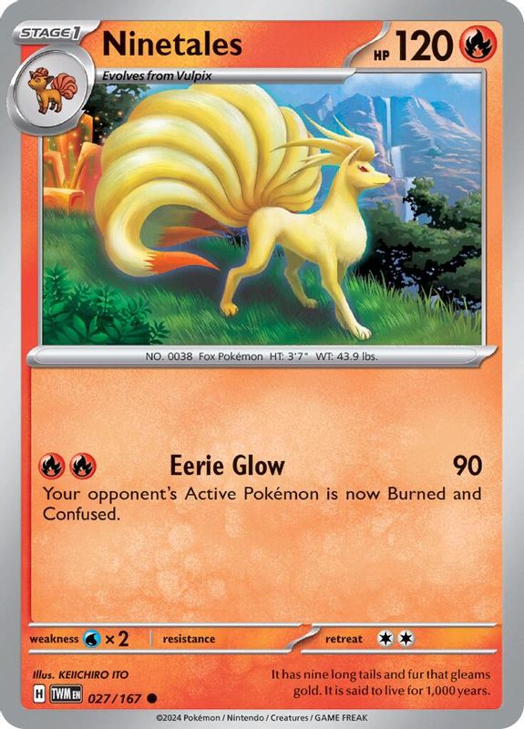 Ninetales - 027/167 - Common