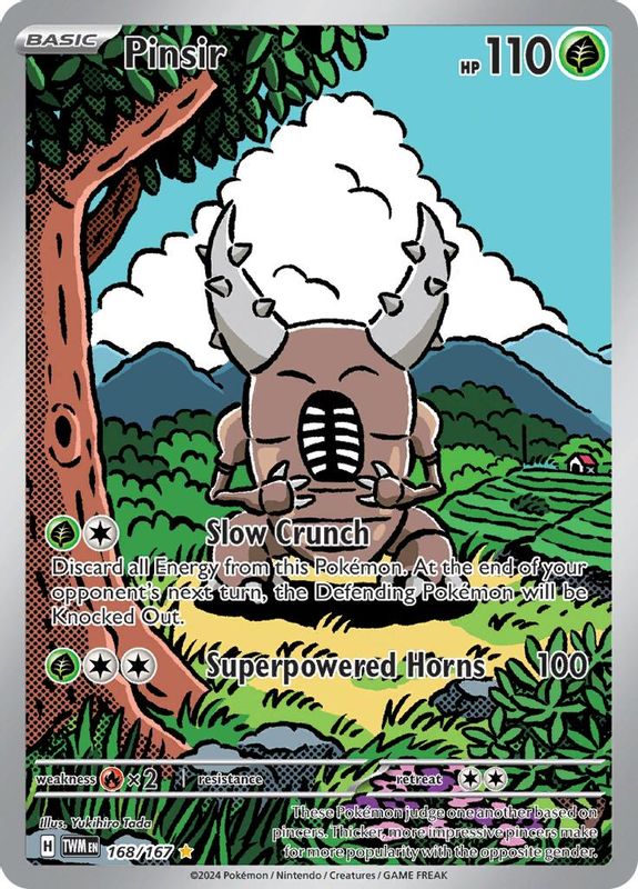 Pinsir - 168/167 - 168/167 - Illustration Rare