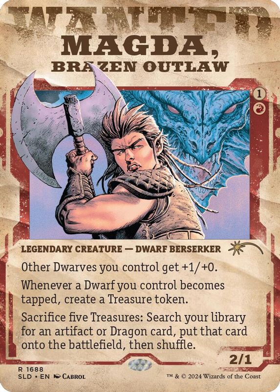 Magda, Brazen Outlaw - 1688 - Rare