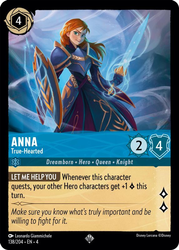 Anna - True-Hearted - 138/204 - Super Rare