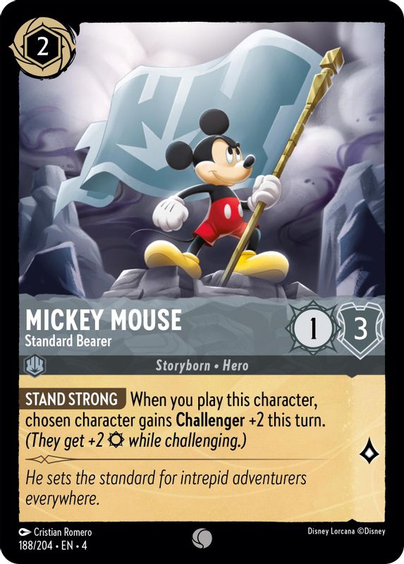 Mickey Mouse - Standard Bearer - 188/204 - Common