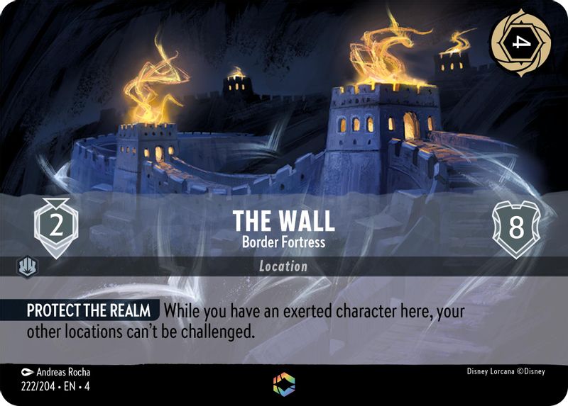 The Wall - Border Fortress (Enchanted) - 222/204 - Rare