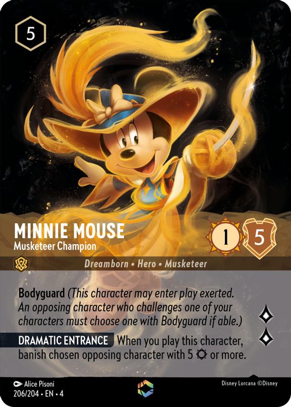 Minnie Mouse - Musketeer Champion (Enchanted) - 206/204 - Enchanted