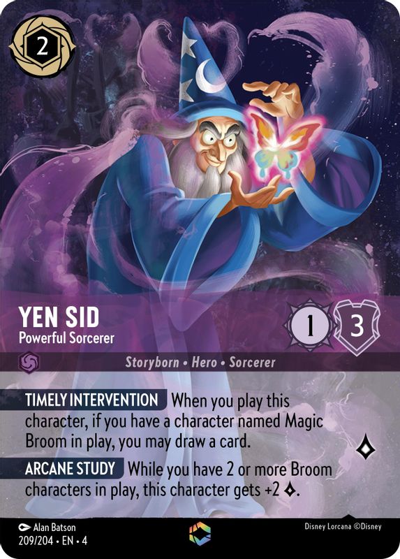 Yen Sid - Powerful Sorcerer (Enchanted) - 209/204 - Enchanted