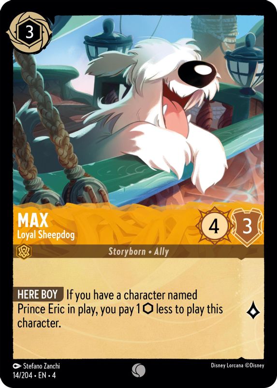 Max - Loyal Sheepdog - 14/204 - Common