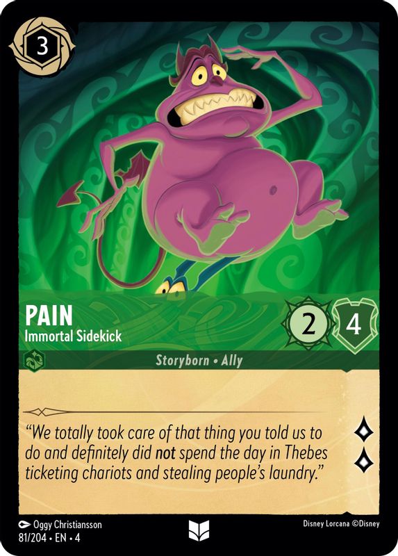 Pain - Immortal Sidekick - 81/204 - Uncommon