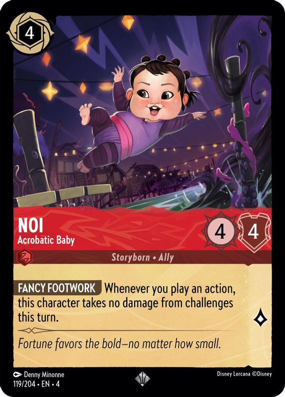 Noi - Acrobatic Baby - 119/204 - Super Rare