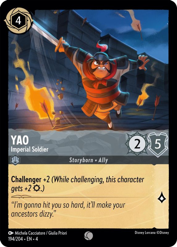 Yao - Imperial Soldier - 194/204 - Common