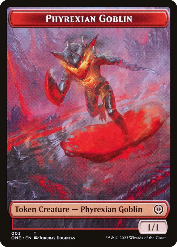 Phyrexian Goblin // Drone Double-Sided Token - 3 // 8 - Token