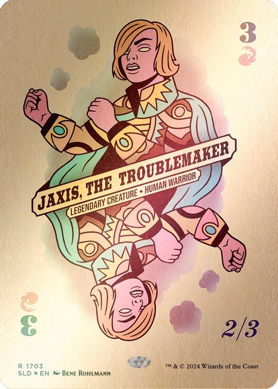 Jaxis, the Troublemaker (Rainbow Foil) - 1703 - Rare