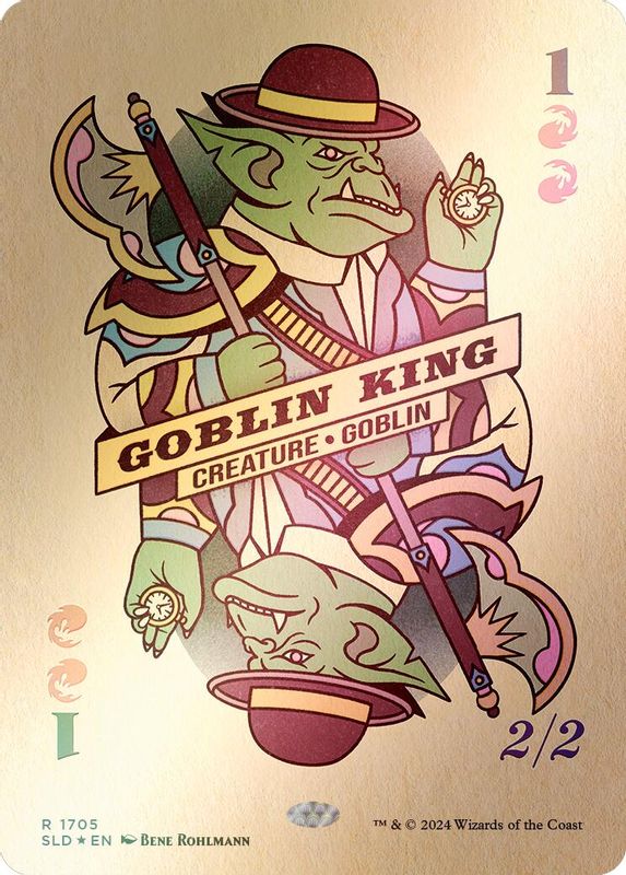 Goblin King (1705) (Rainbow Foil) - 1705 - Rare