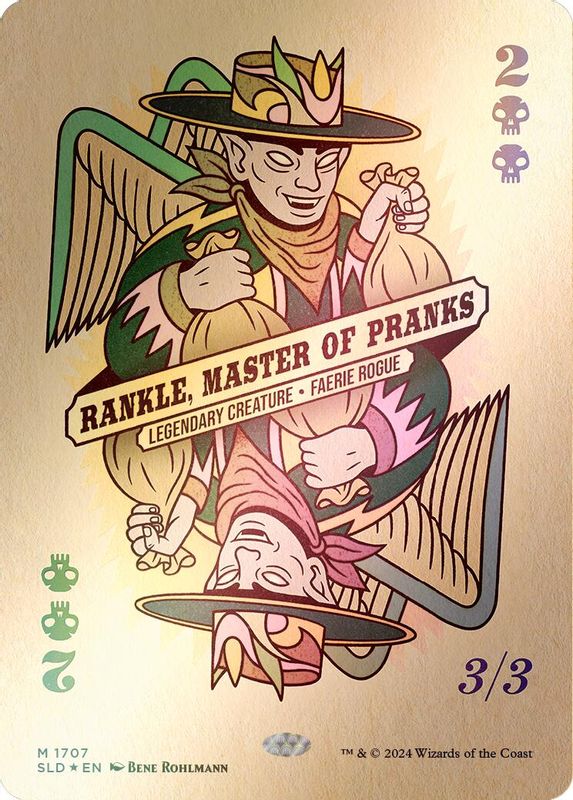 Rankle, Master of Pranks (Rainbow Foil) - 1707 - Rare