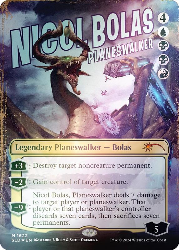 Nicol Bolas, Planeswalker (Rainbow Foil) - 1622 - Mythic