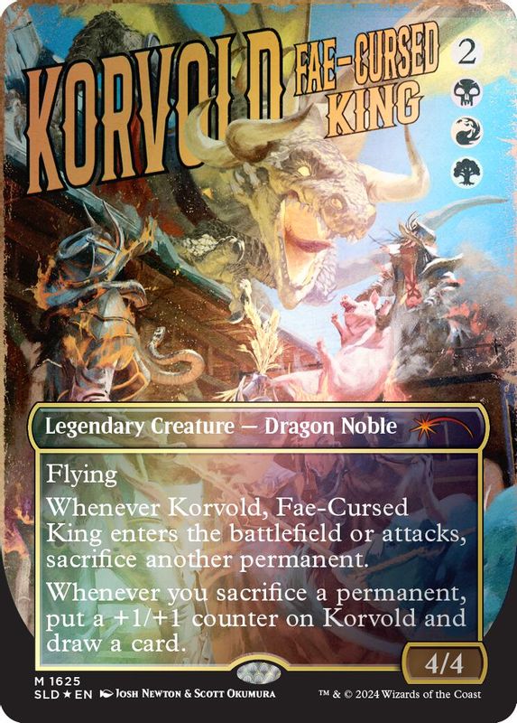 Korvold, Fae-Cursed King (Rainbow Foil) - 1625 - Mythic