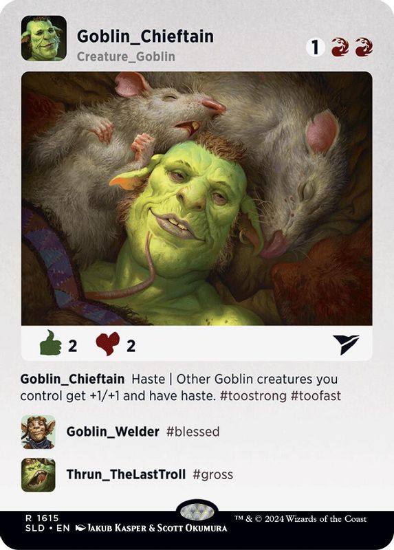 Goblin Chieftain - 1615 - Rare