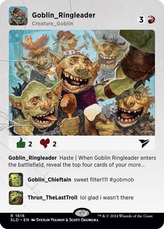 Goblin Ringleader - 1616 - Rare