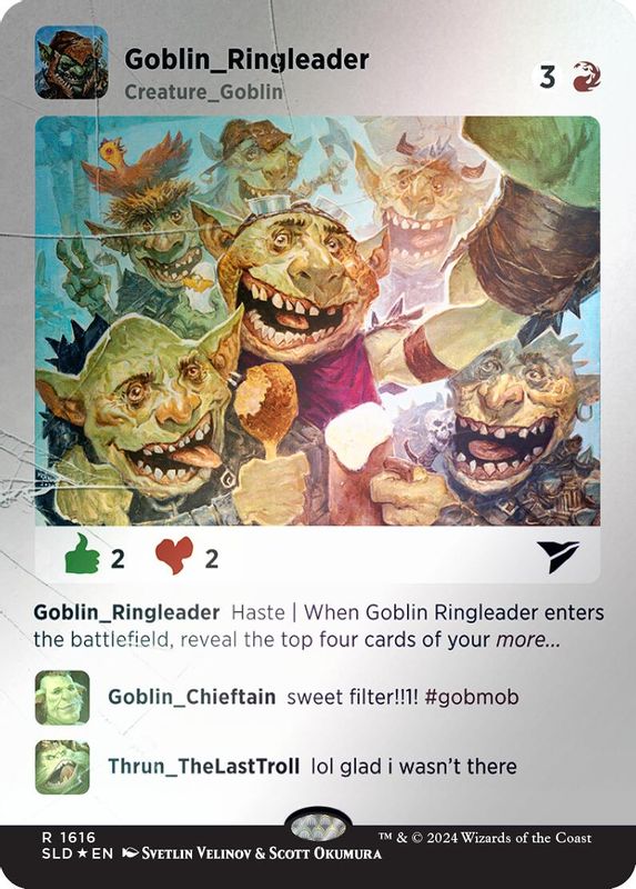 Goblin Ringleader (Rainbow Foil) - 1616 - Rare