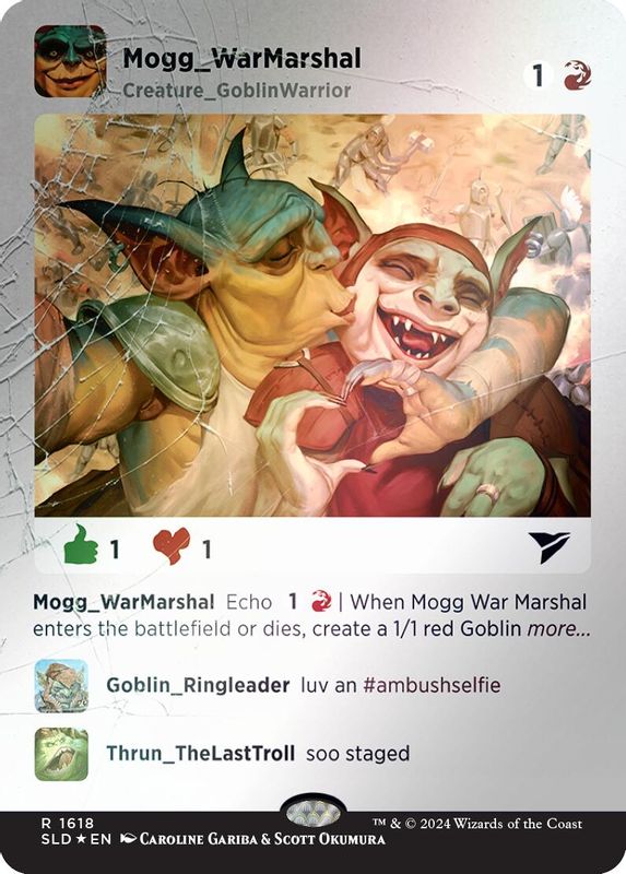 Mogg War Marshal (Rainbow Foil) - 1618 - Rare