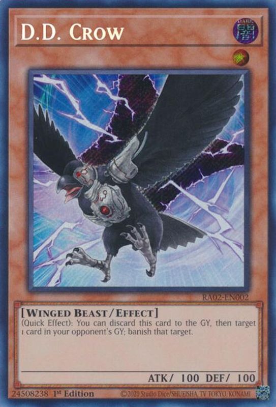 D.D. Crow (Secret Rare) - RA02-EN002 - Secret Rare