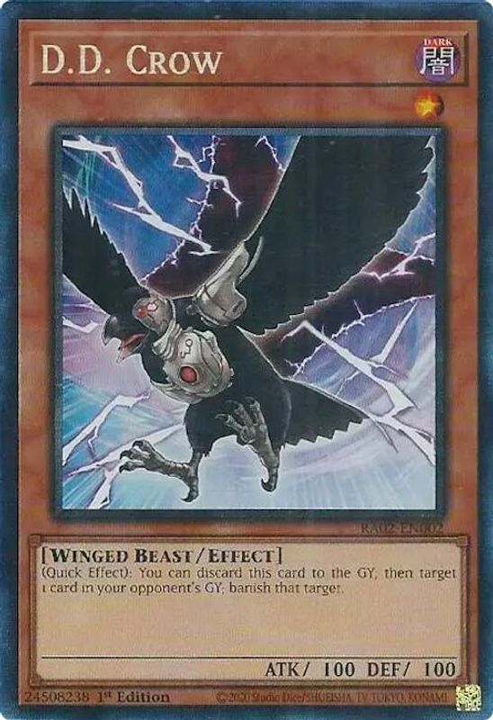 D.D. Crow (PCR) - RA02-EN002 - Prismatic Collector's Rare