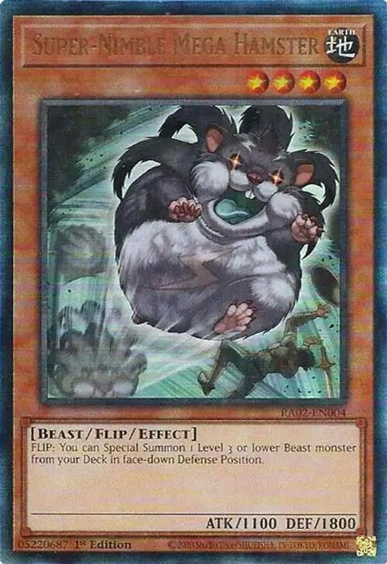 Super-Nimble Mega Hamster (PUR) - RA02-EN004 - Prismatic Ultimate Rare