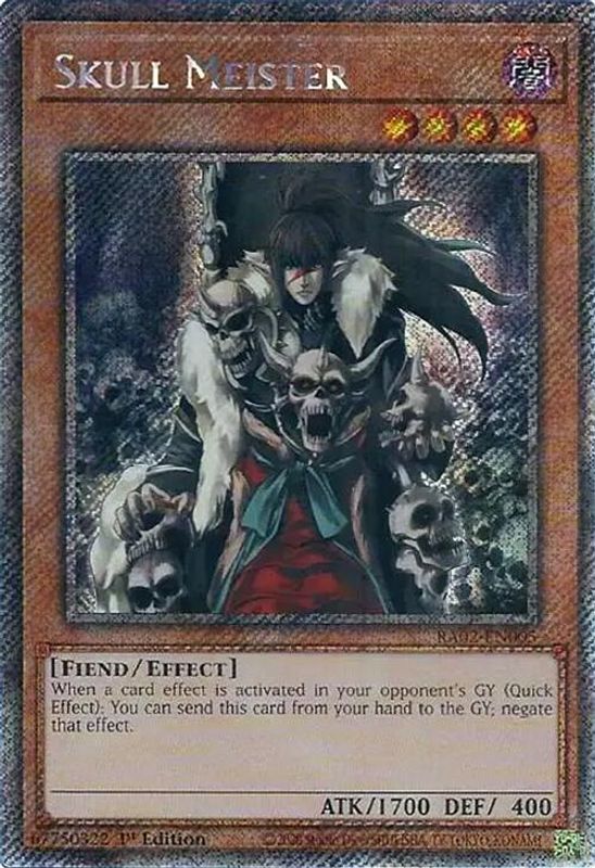 Skull Meister (Platinum Secret Rare) - RA02-EN005 - Platinum Secret Rare