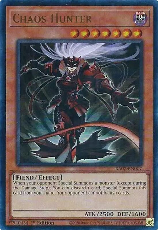 Chaos Hunter (UR) - RA02-EN007 - Ultra Rare