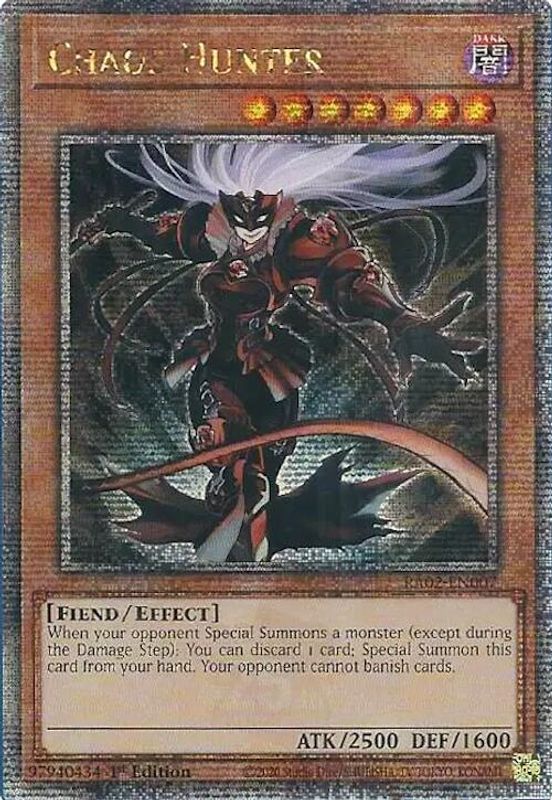 Chaos Hunter (Quarter Century Secret Rare) - RA02-EN007 - Quarter Century Secret Rare