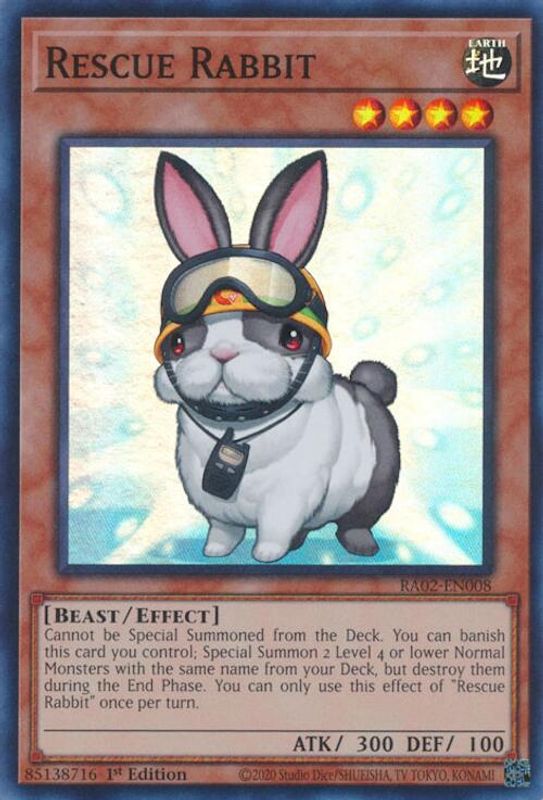 Rescue Rabbit - RA02-EN008 - Super Rare