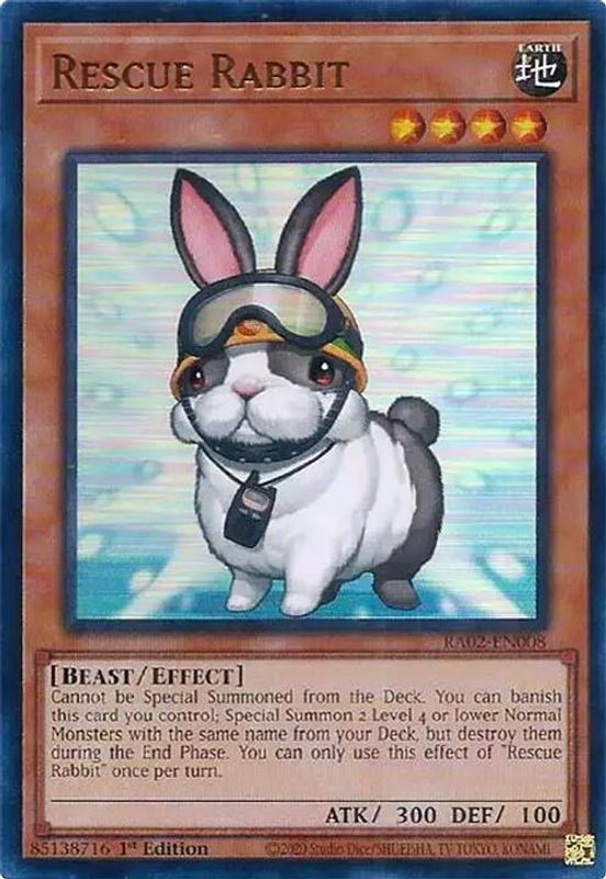 Rescue Rabbit (UR) - RA02-EN008 - Ultra Rare