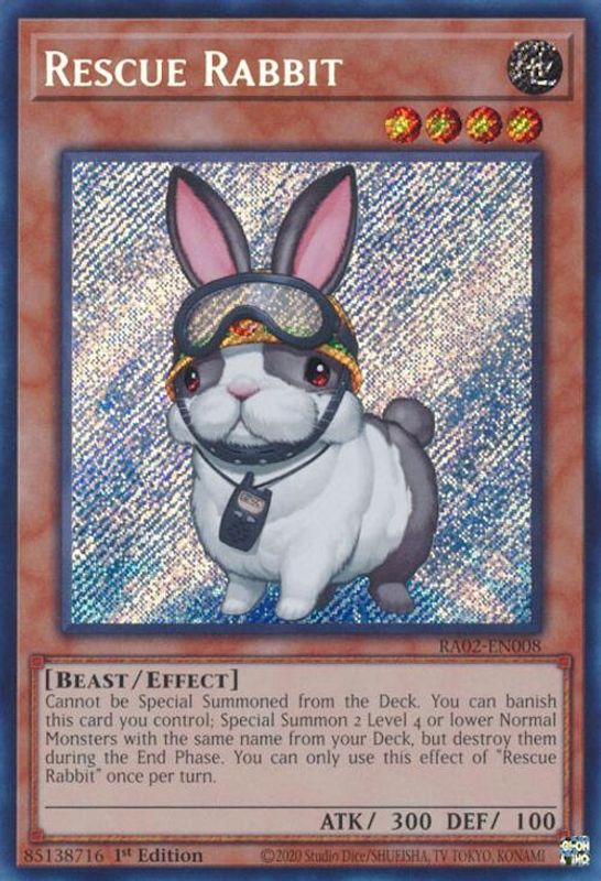 Rescue Rabbit (Secret Rare) - RA02-EN008 - Secret Rare