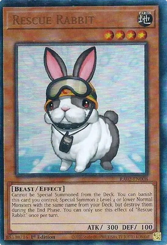 Rescue Rabbit (PUR) - RA02-EN008 - Prismatic Ultimate Rare