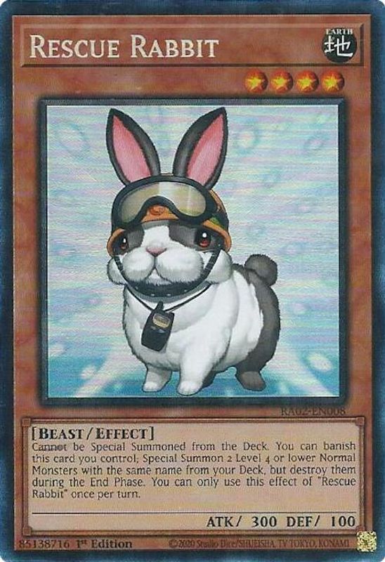 Rescue Rabbit (PCR) - RA02-EN008 - Prismatic Collector's Rare