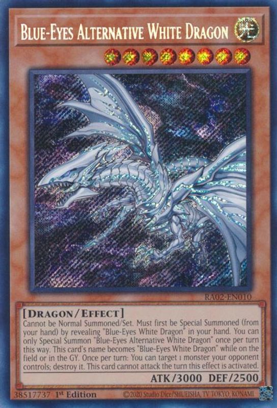 Blue-Eyes Alternative White Dragon (Secret Rare) - RA02-EN010 - Secret Rare