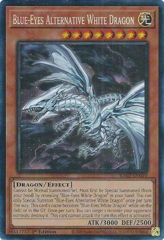 Blue-Eyes Alternative White Dragon (PCR) - RA02-EN010 - Prismatic Collector's Rare