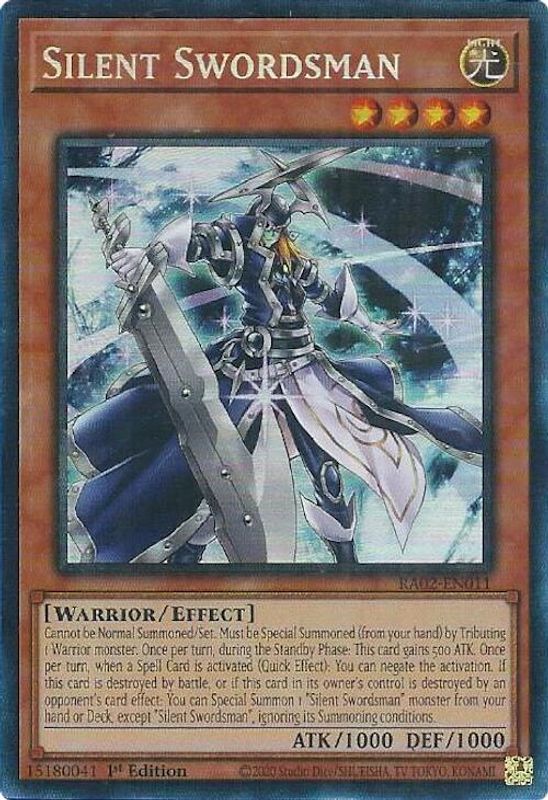 Silent Swordsman (PCR) - RA02-EN011 - Prismatic Collector's Rare