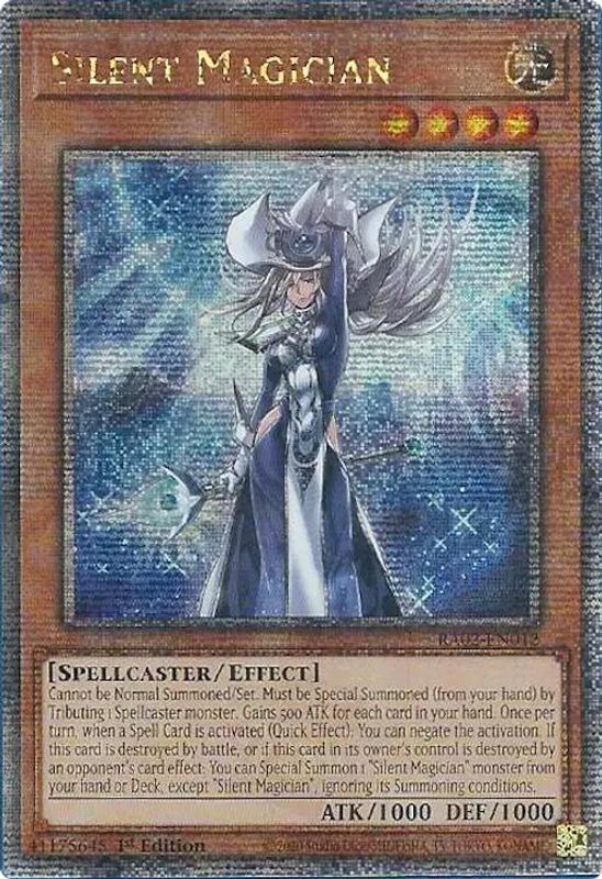 Silent Magician (Quarter Century Secret Rare) - RA02-EN012 - Quarter Century Secret Rare