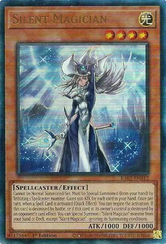 Silent Magician (PUR) - RA02-EN012 - Prismatic Ultimate Rare