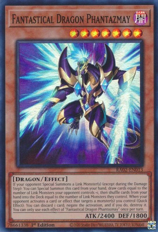 Fantastical Dragon Phantazmay (Alternate Art) - RA02-EN013 - Super Rare