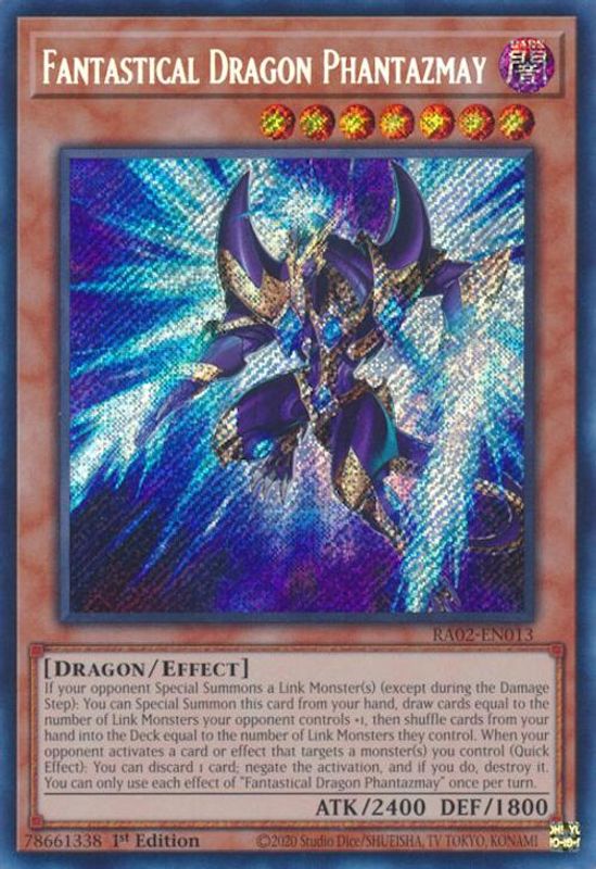 Fantastical Dragon Phantazmay (Alternate Art) (Secret Rare) - RA02-EN013 - Secret Rare