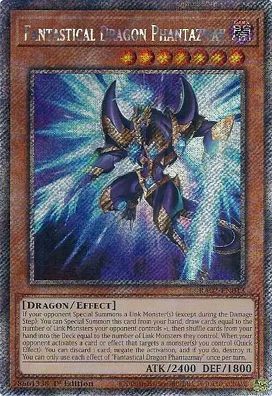 Fantastical Dragon Phantazmay (Alternate Art) (Platinum Secret Rare) - RA02-EN013 - Platinum Secret Rare