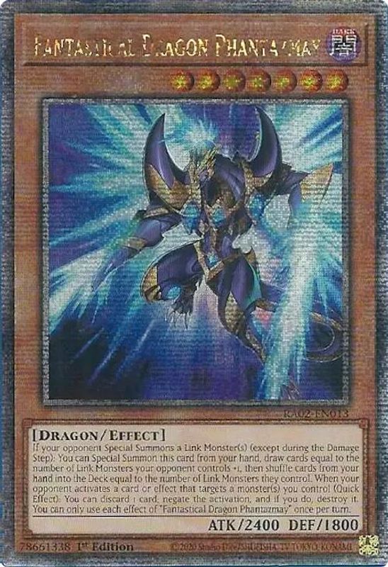 Fantastical Dragon Phantazmay (Alternate Art) (Quarter Century Secret Rare) - RA02-EN013 - Quarter Century Secret Rare