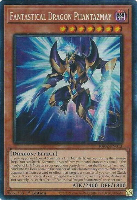 Fantastical Dragon Phantazmay (Alternate Art) (PCR) - RA02-EN013 - Prismatic Collector's Rare