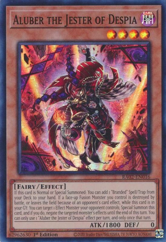 Aluber the Jester of Despia - RA02-EN016 - Super Rare