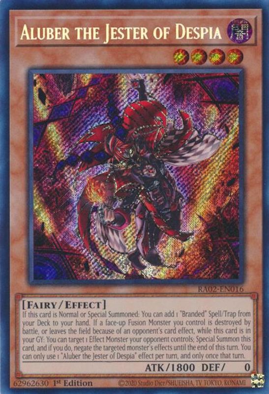 Aluber the Jester of Despia (Secret Rare) - RA02-EN016 - Secret Rare