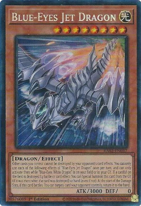 Blue-Eyes Jet Dragon (PCR) - RA02-EN017 - Prismatic Collector's Rare