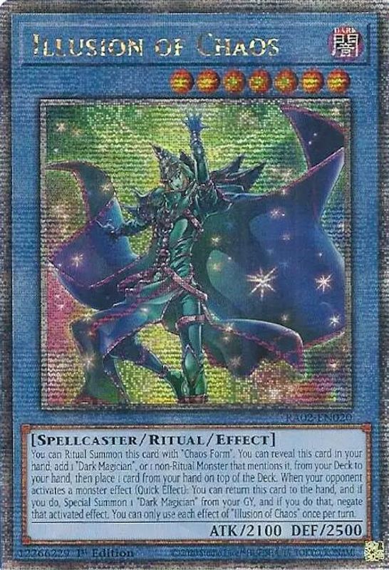 Illusion of Chaos (Quarter Century Secret Rare) - RA02-EN020 - Quarter Century Secret Rare