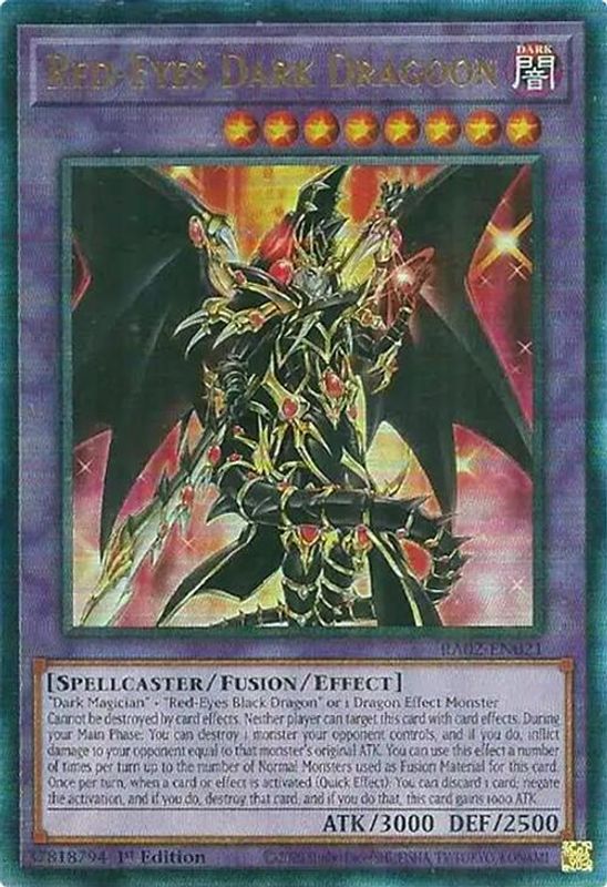 Red-Eyes Dark Dragoon (PUR) - RA02-EN021 - Prismatic Ultimate Rare