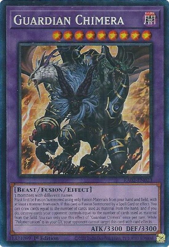 Guardian Chimera (PCR) - RA02-EN023 - Prismatic Collector's Rare