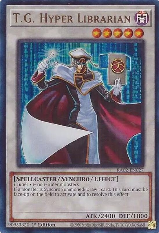 T.G. Hyper Librarian (UR) - RA02-EN027 - Ultra Rare